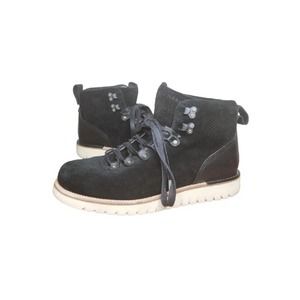 Cole Haan Men's Grandexpløre Waterproof Alpine Hiker Boot Black Suede 9.5W